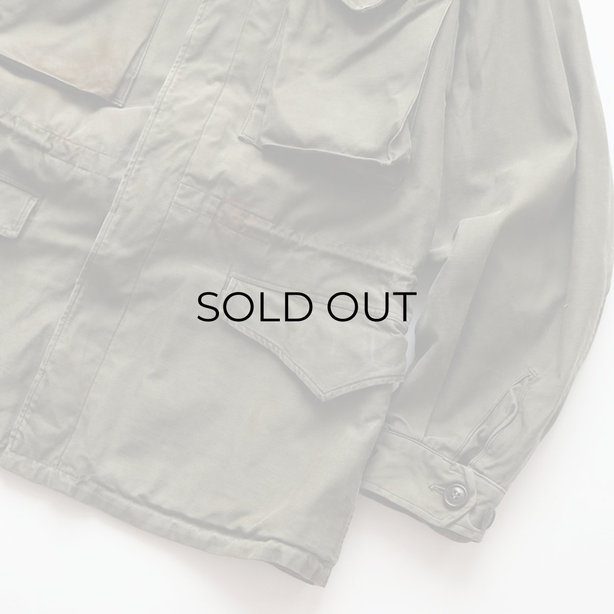 画像14: 40's US ARMY M-43 COTTON SATEEN FIELD JACKET 【36 R】 (14)