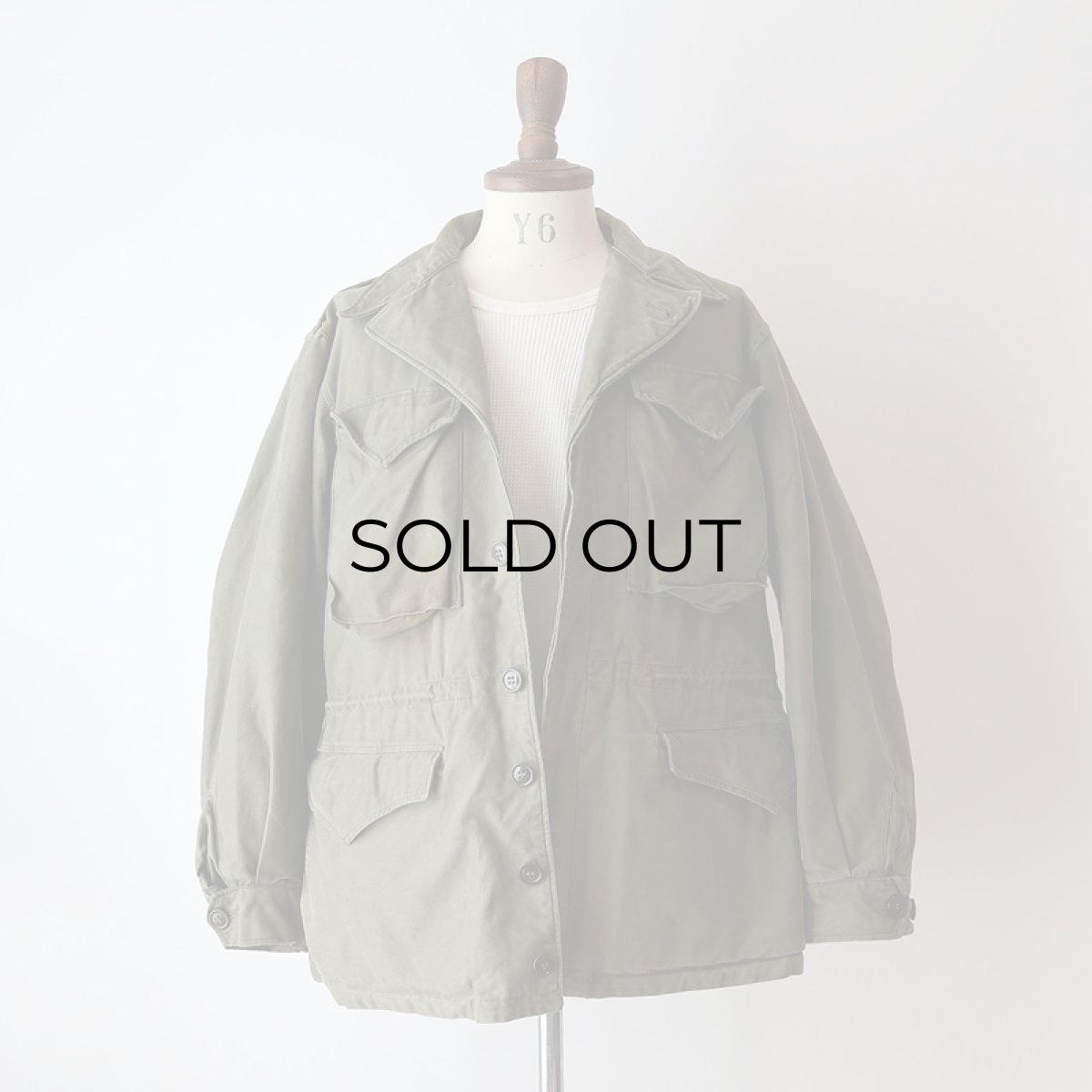 画像18: 40's US ARMY M-43 COTTON SATEEN FIELD JACKET 【36 R】 (18)