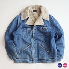 画像1: 80's Wrangler DENIM BOA LINING RANCH JACKET "MADE IN USA" (1)