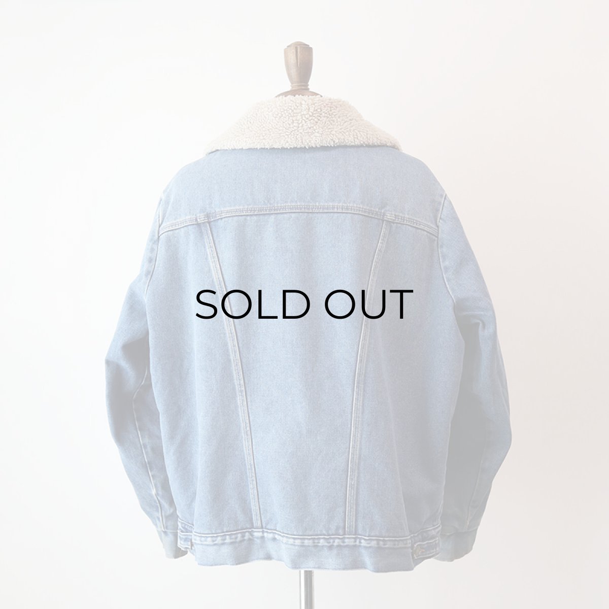 画像18: 80's Wrangler DENIM BOA LINING RANCH JACKET "MADE IN USA" (18)