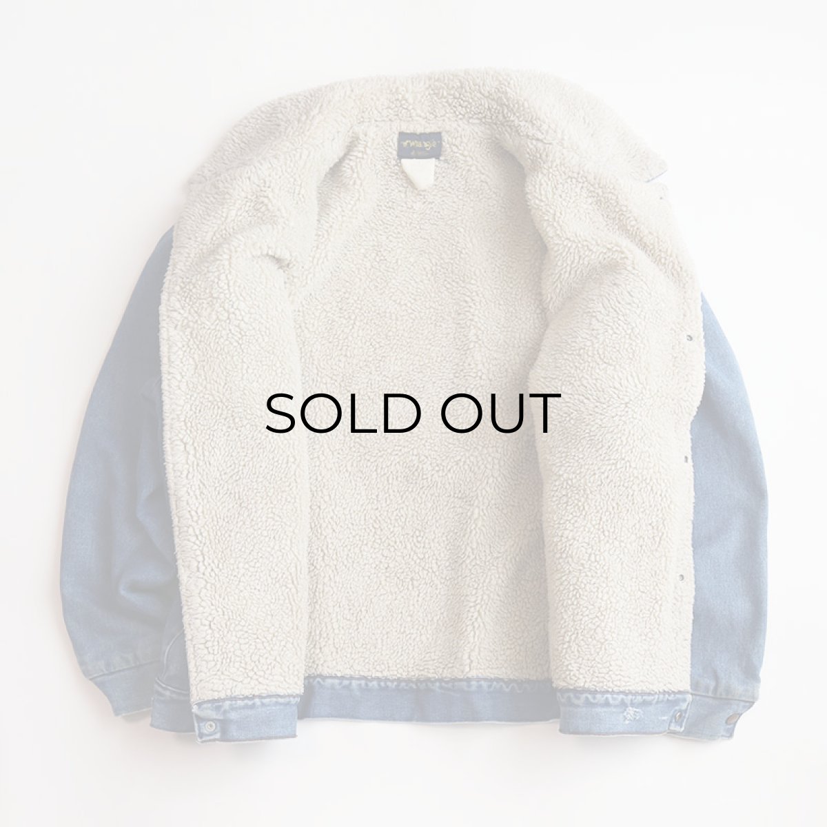 画像2: 80's Wrangler DENIM BOA LINING RANCH JACKET "MADE IN USA" (2)