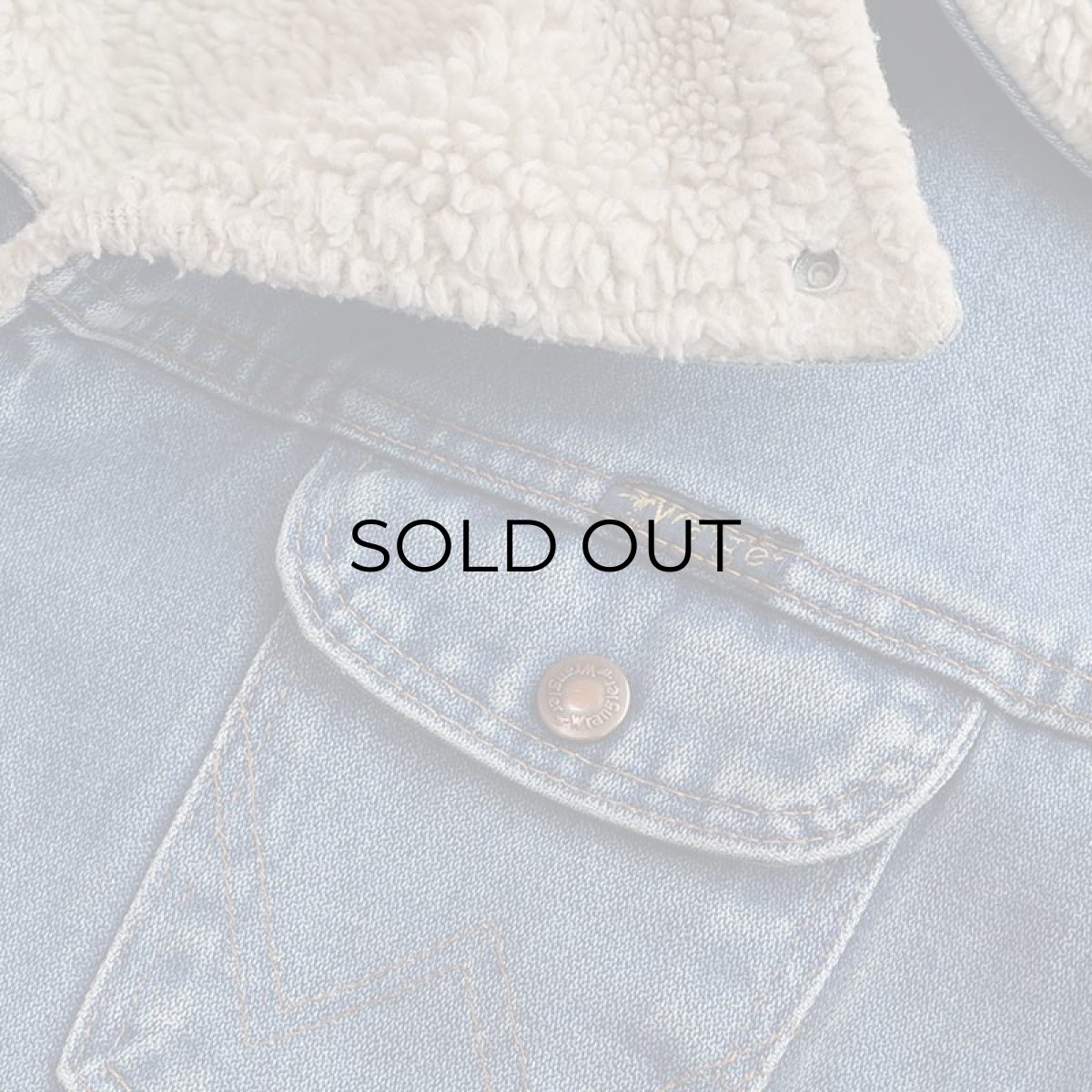 画像9: 80's Wrangler DENIM BOA LINING RANCH JACKET "MADE IN USA" (9)