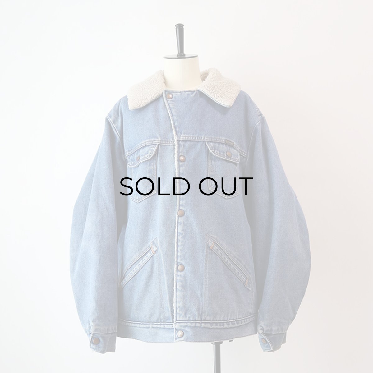 画像19: 80's Wrangler DENIM BOA LINING RANCH JACKET "MADE IN USA" (19)