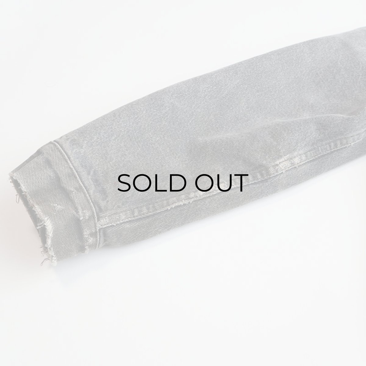 画像13: 80's LEVI'S 70608 BLACK DENIM BOA LINING SHERPA JACKET "MADE IN USA" (13)