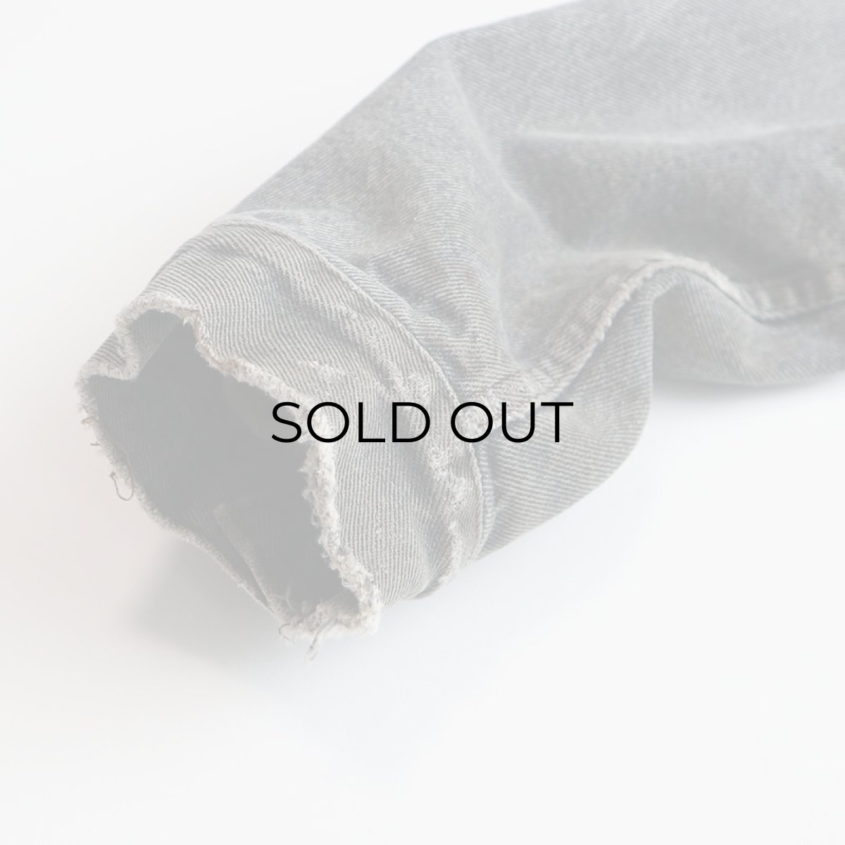 画像14: 80's LEVI'S 70608 BLACK DENIM BOA LINING SHERPA JACKET "MADE IN USA" (14)