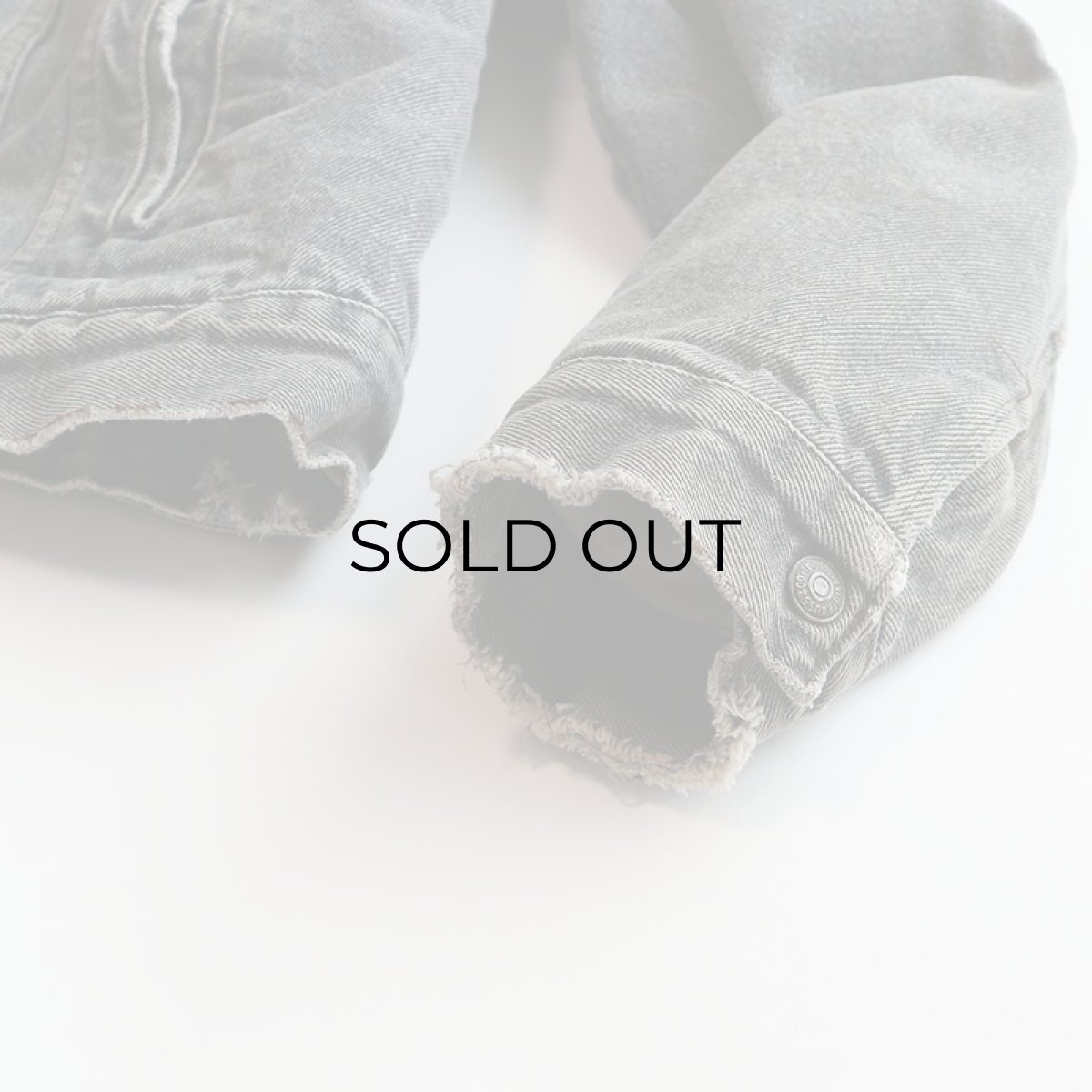 画像15: 80's LEVI'S 70608 BLACK DENIM BOA LINING SHERPA JACKET "MADE IN USA" (15)