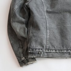 画像7: 80's LEVI'S 70608 BLACK DENIM BOA LINING SHERPA JACKET "MADE IN USA" (7)