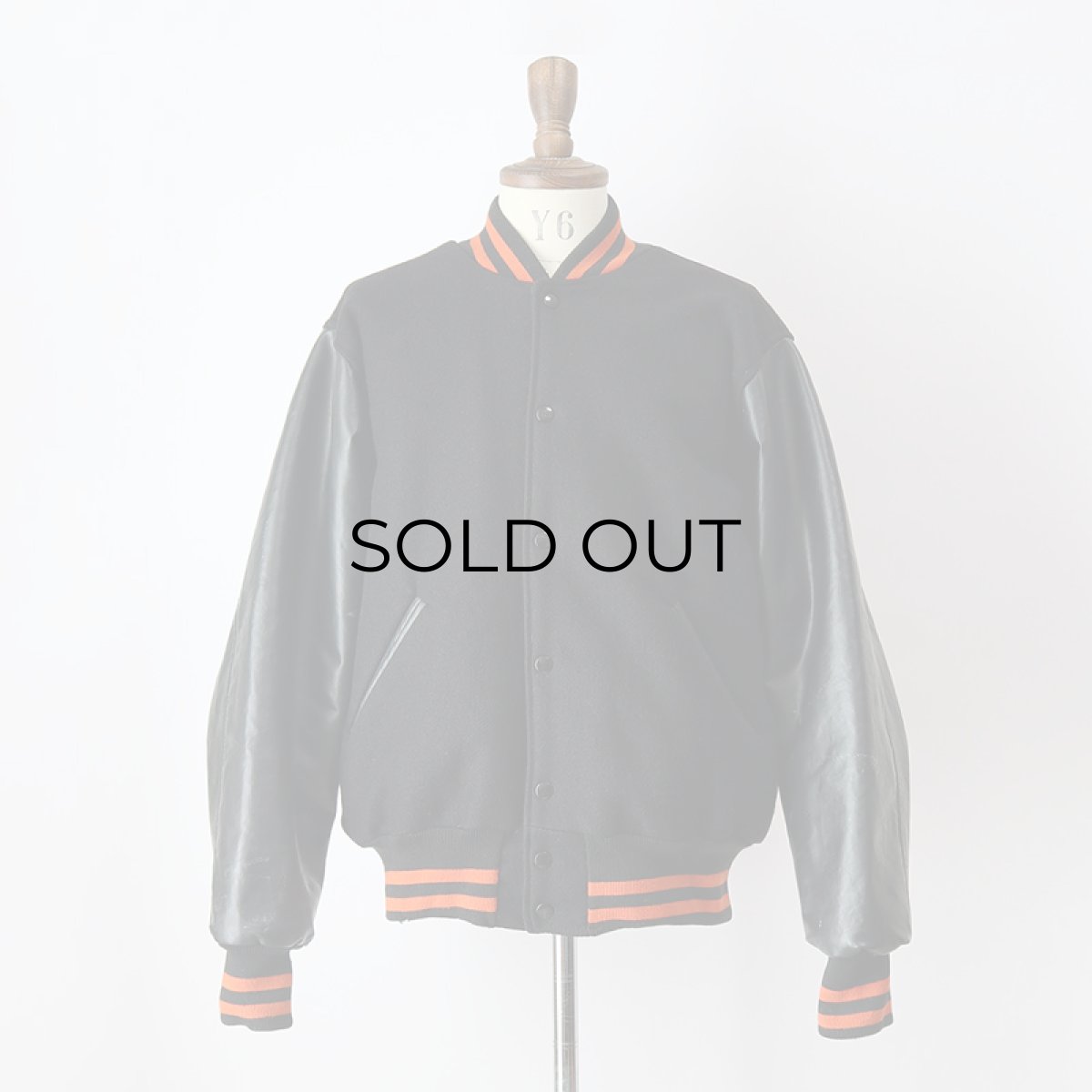 画像14: 〜90's awards USA WOOL MELTON QUILTED LINING FAKE LEATHER SLEEVE VARSITY JACKET "MADE IN USA" (14)