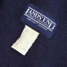 画像8: 80's LANDS' END "SQUALL JACKET" NYLON SHELL FLEECE LINING ZIP BLOUSON "MADE IN USA" (8)