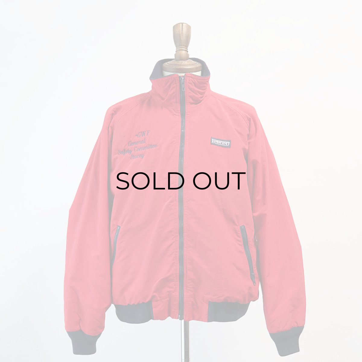 画像11: 80's LANDS' END "SQUALL JACKET" NYLON SHELL FLEECE LINING ZIP BLOUSON "MADE IN USA" (11)