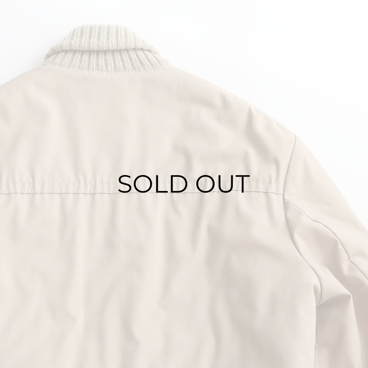 画像6: 〜80's Sears QUILTED LINING RIB SHAWL COLLAR CAR COAT (6)