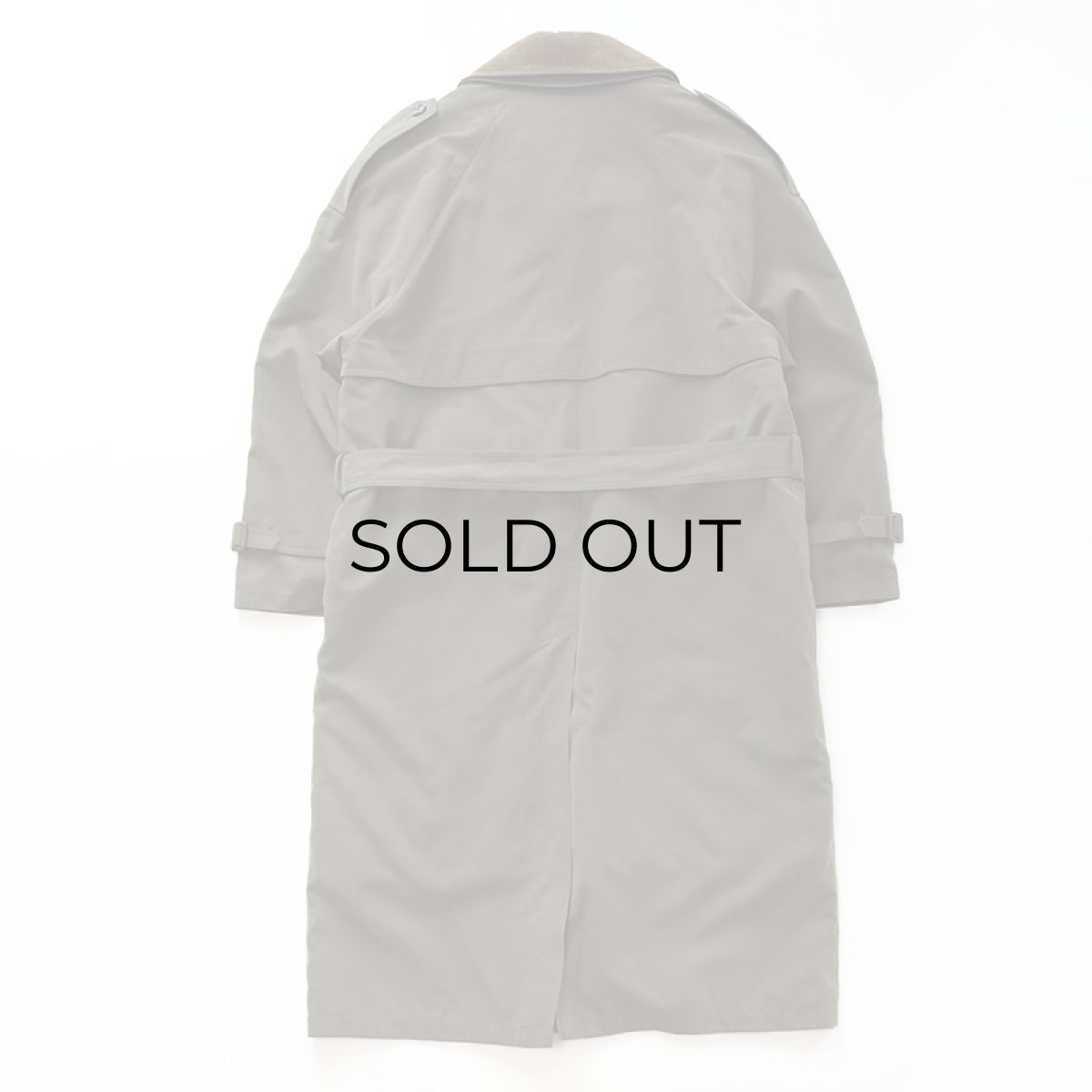 画像3: 〜90's pierre cardin PEACH SKIN TRENCH COAT with QUILTED LINER & SUEDE COLLAR (3)