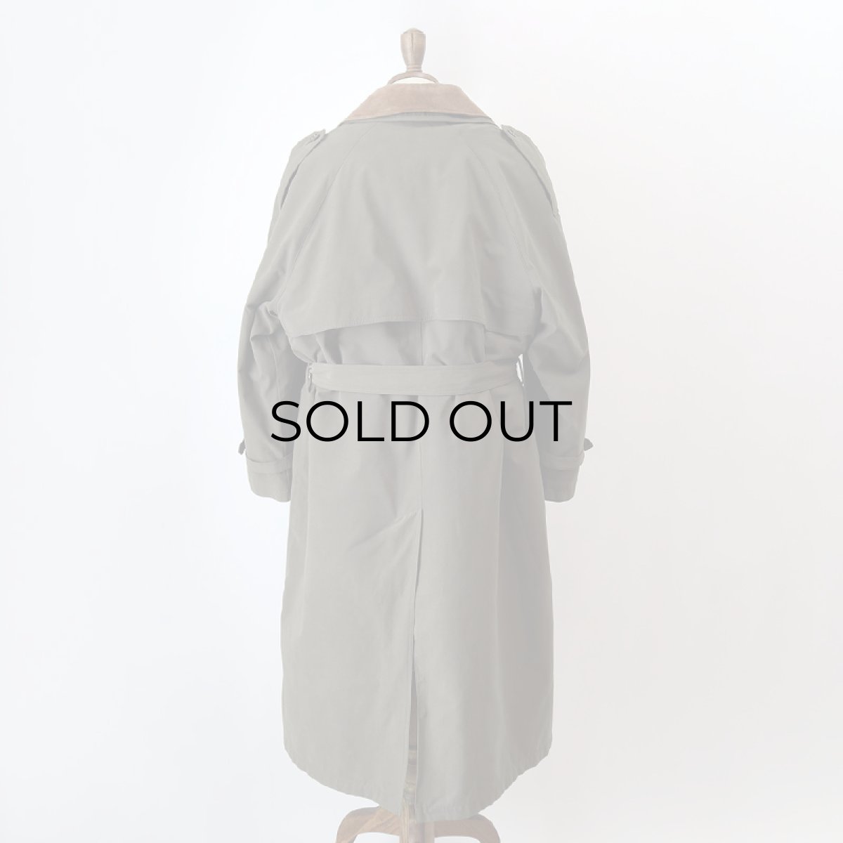 画像18: 〜90's pierre cardin PEACH SKIN TRENCH COAT with QUILTED LINER & SUEDE COLLAR (18)