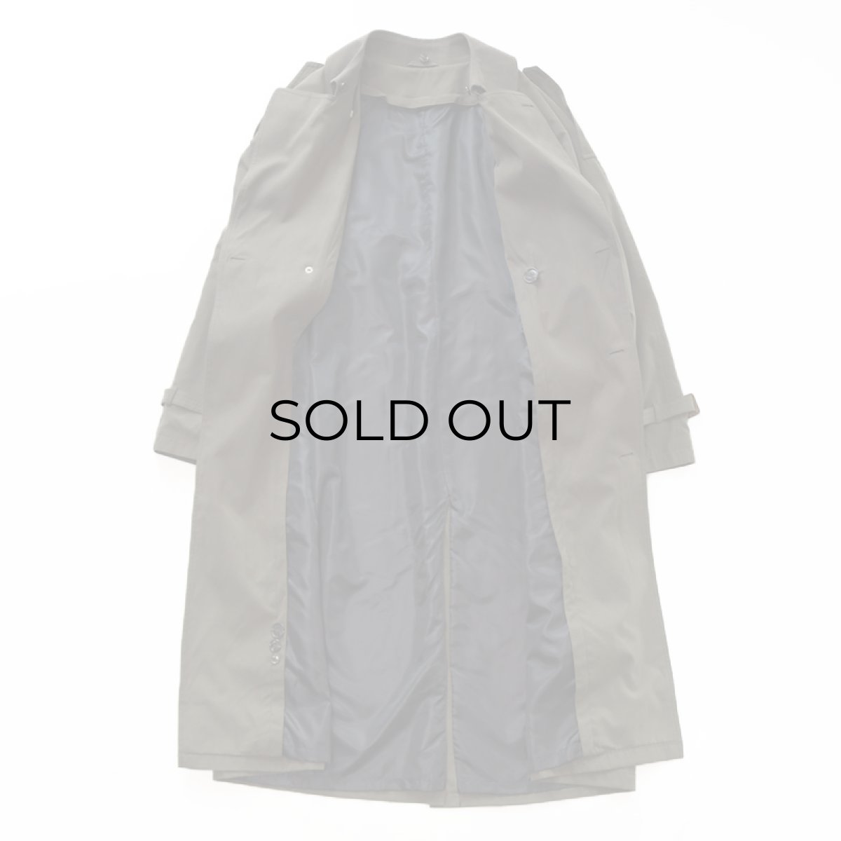 画像4: 〜90's pierre cardin PEACH SKIN TRENCH COAT with QUILTED LINER & SUEDE COLLAR (4)