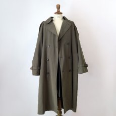 画像19: 〜90's pierre cardin PEACH SKIN TRENCH COAT with QUILTED LINER & SUEDE COLLAR (19)