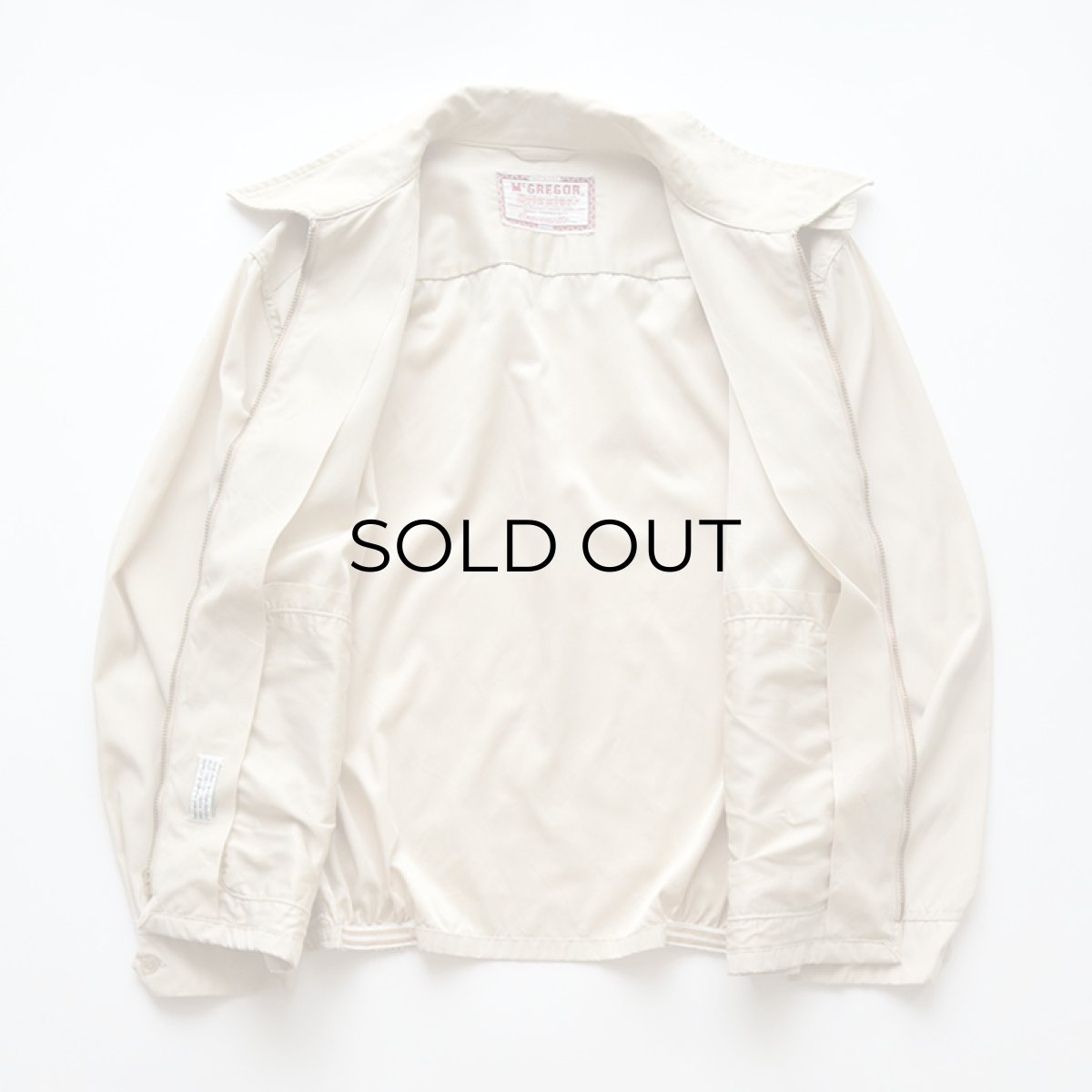 画像2: 〜60's McGREGOR "Drizzler" ZIP HARRINGTON JACKET (2)