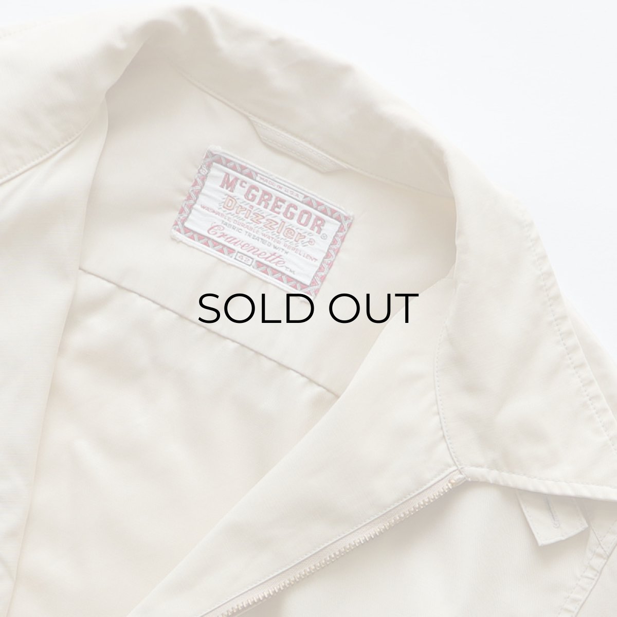 画像6: 〜60's McGREGOR "Drizzler" ZIP HARRINGTON JACKET (6)