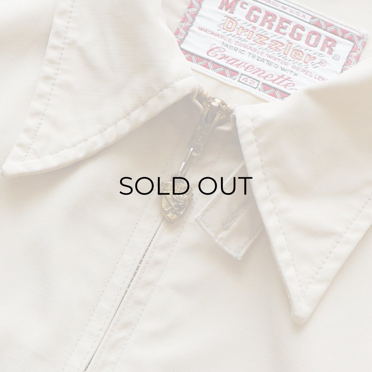 画像7: 〜60's McGREGOR "Drizzler" ZIP HARRINGTON JACKET (7)