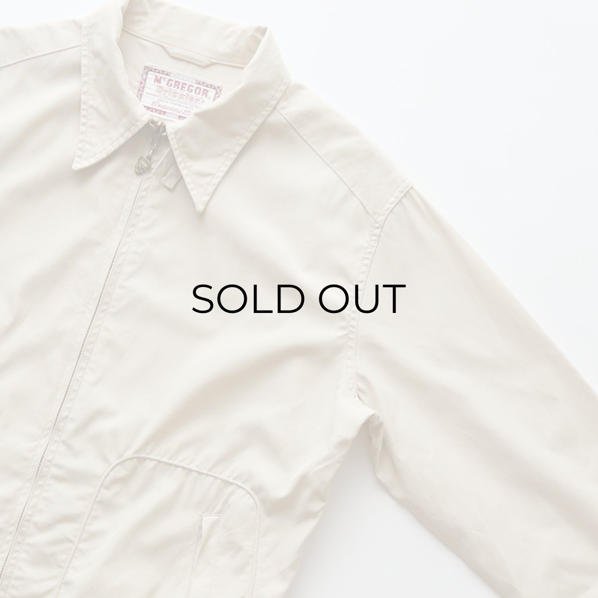 画像4: 〜60's McGREGOR "Drizzler" ZIP HARRINGTON JACKET (4)