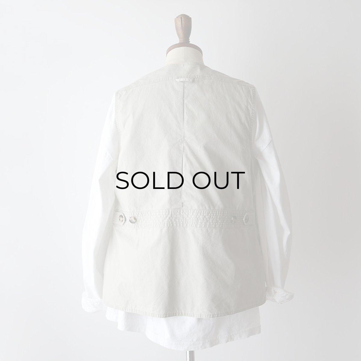 画像13: L.L. Bean COTTON Lt.CANVAS PHOTGRAPHER VEST (13)