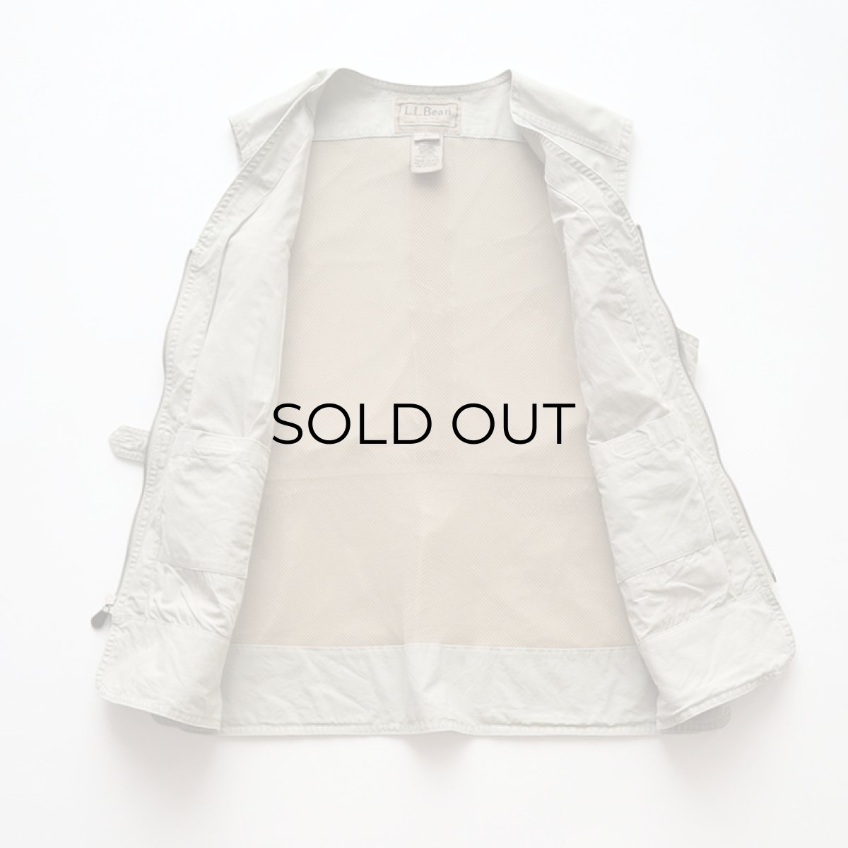 画像2: L.L. Bean COTTON Lt.CANVAS PHOTGRAPHER VEST (2)