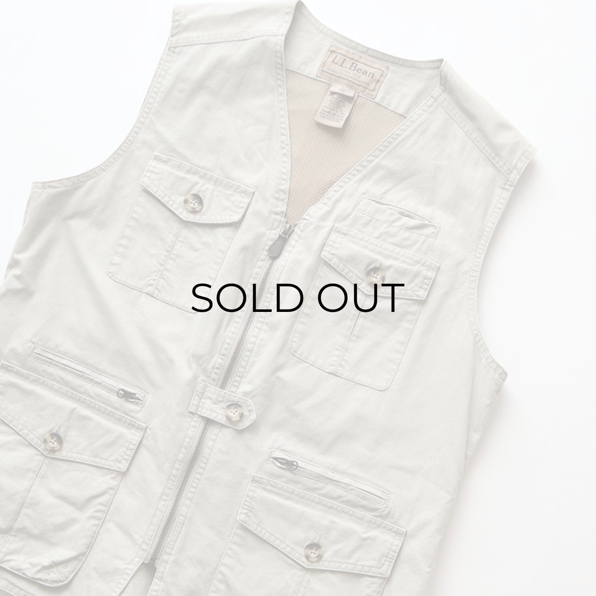 画像4: L.L. Bean COTTON Lt.CANVAS PHOTGRAPHER VEST (4)