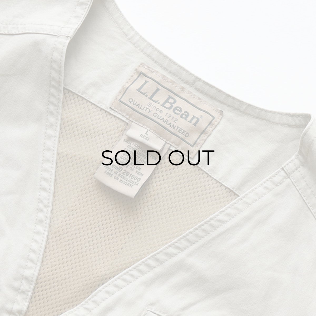 画像9: L.L. Bean COTTON Lt.CANVAS PHOTGRAPHER VEST (9)