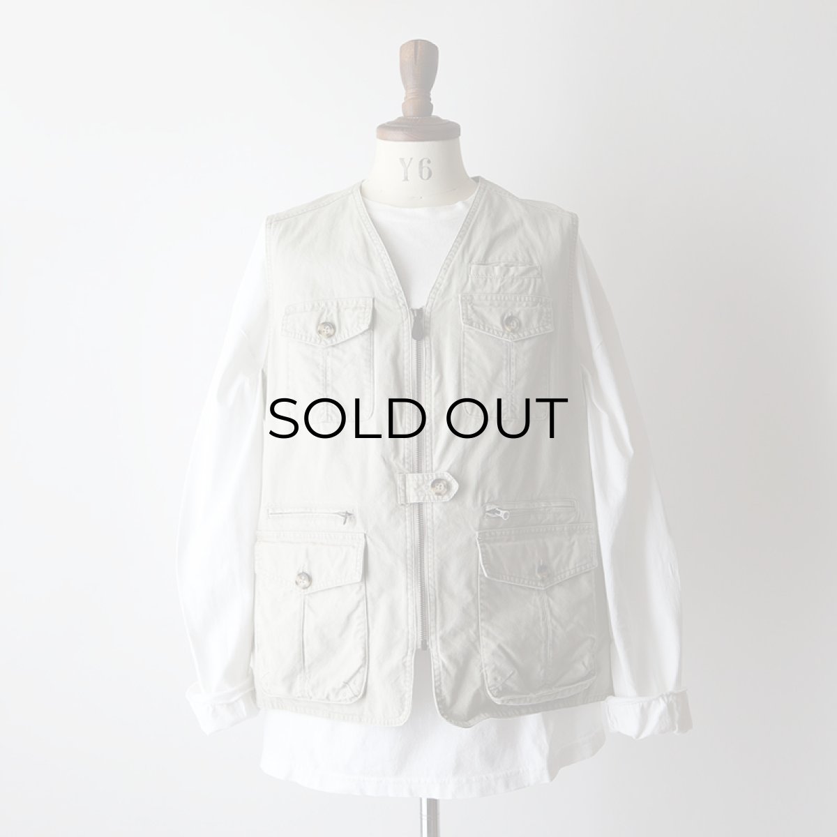画像11: L.L. Bean COTTON Lt.CANVAS PHOTGRAPHER VEST (11)