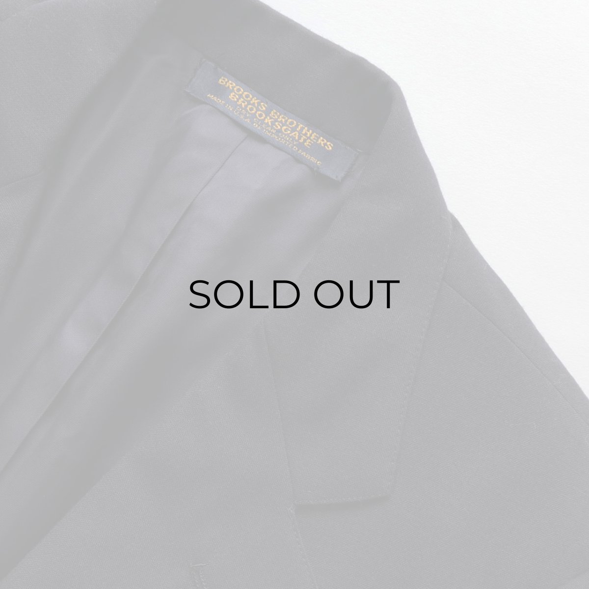 画像5: 80's BROOKS BROTHERS "BROOKS GATE" WOOL TAILORED JACKET & NO TUCK SLACKS "MADE IN USA" (5)