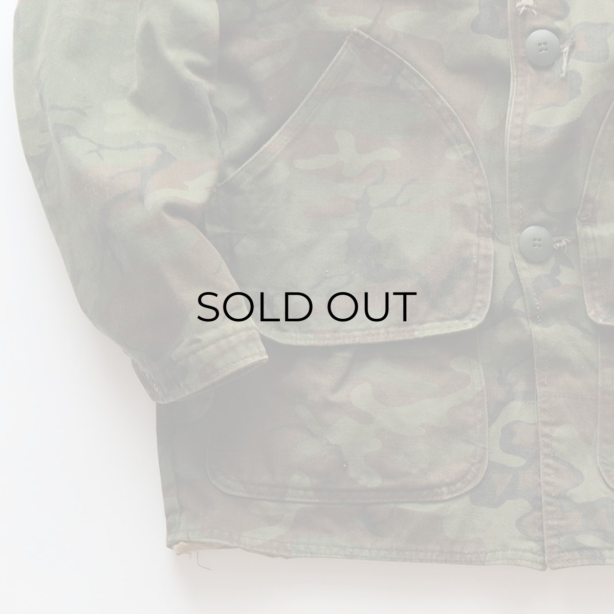 画像5: 〜70's SEARS "Ted Williams BRAND" COTTON DRILL LEAF CAMOUFLAGE HUNTING JACKET (5)