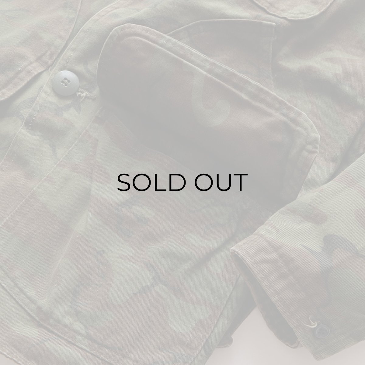 画像7: 〜70's SEARS "Ted Williams BRAND" COTTON DRILL LEAF CAMOUFLAGE HUNTING JACKET (7)