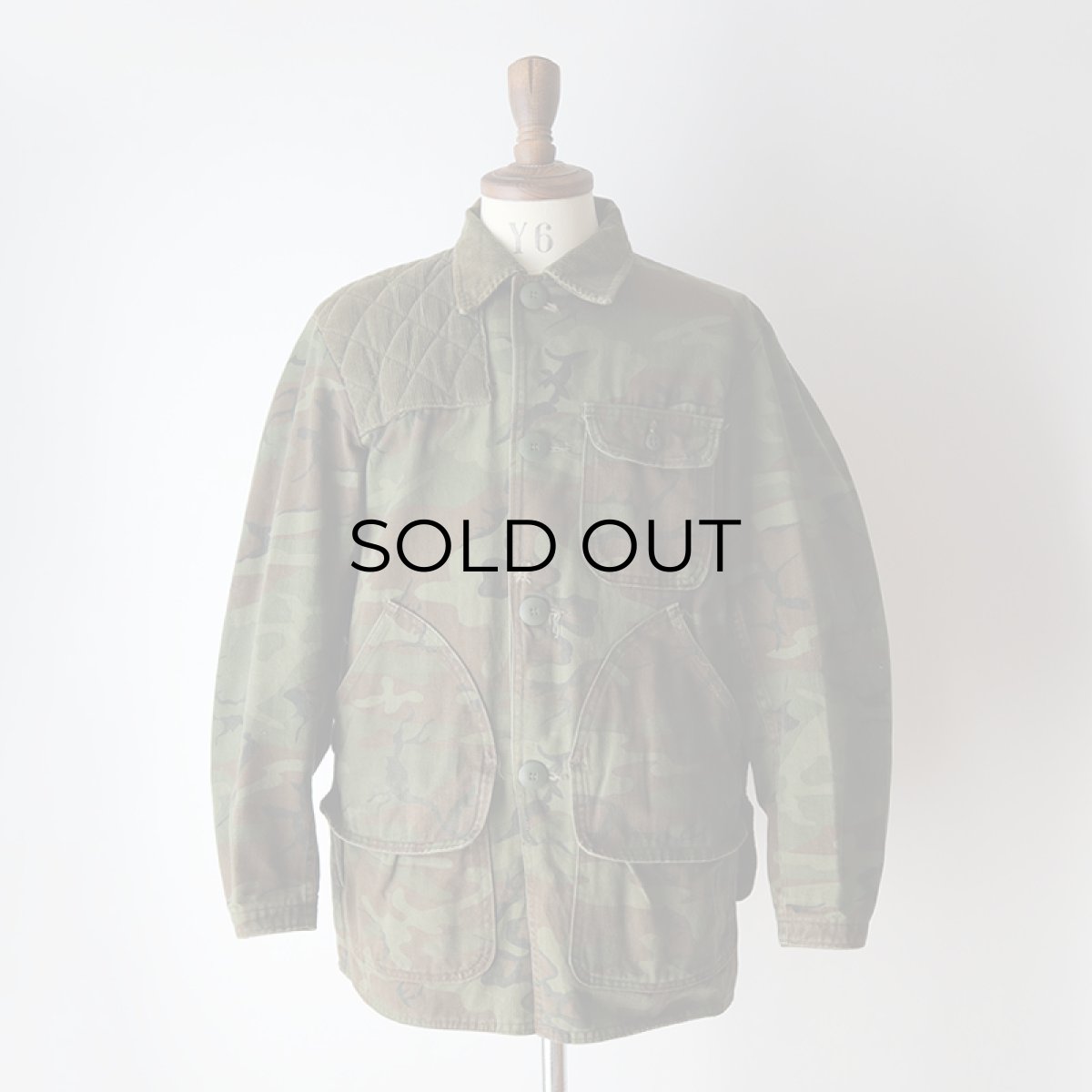 画像15: 〜70's SEARS "Ted Williams BRAND" COTTON DRILL LEAF CAMOUFLAGE HUNTING JACKET (15)