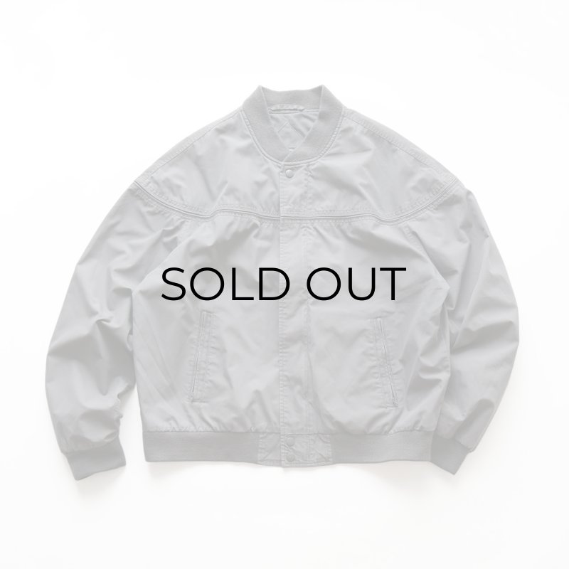 80's DAVID TAYLOR CUP SHOULDER W-POCKET ZIP BLOUSON,USED/VINTAGE