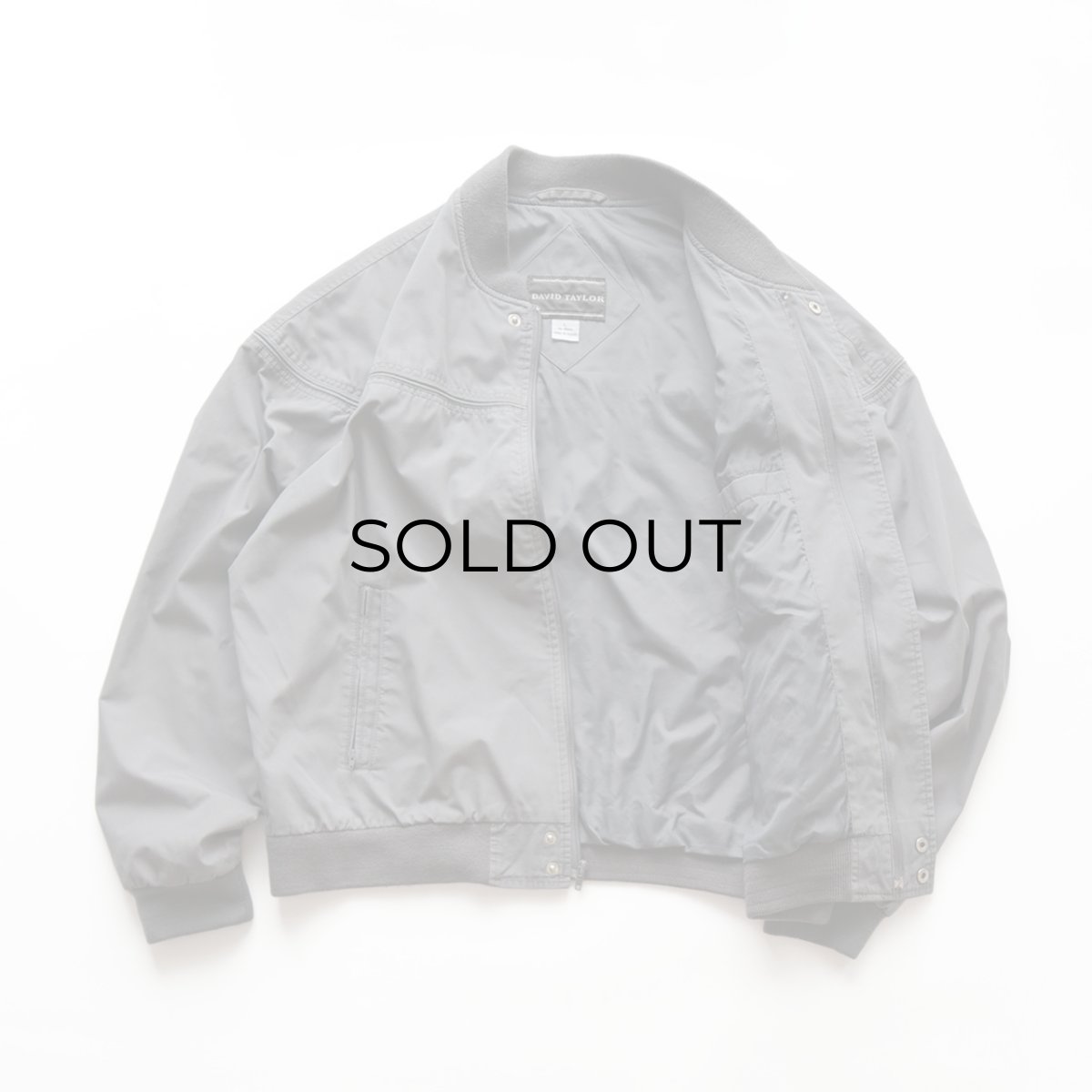 画像2: 80's DAVID TAYLOR CUP SHOULDER W-POCKET ZIP BLOUSON (2)