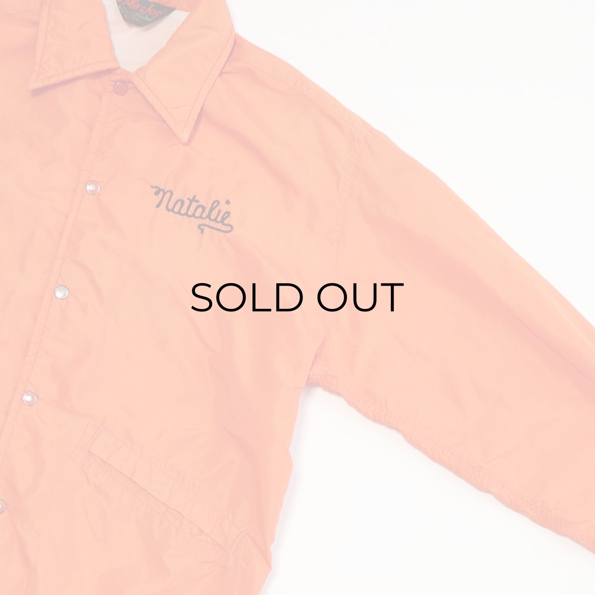 画像4: 70's Pla-Jac by Dunbrooke NYLON EMBROIDERED FLANNEL LINING SNAP COACH JACKET "Fremont Unified" (4)