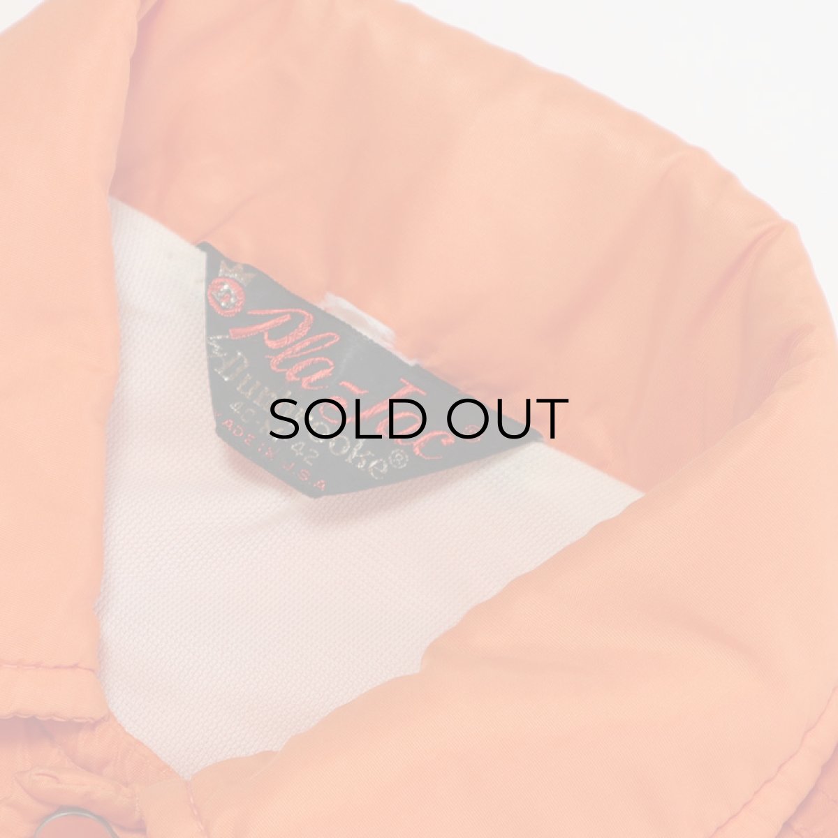 画像6: 70's Pla-Jac by Dunbrooke NYLON EMBROIDERED FLANNEL LINING SNAP COACH JACKET "Fremont Unified" (6)