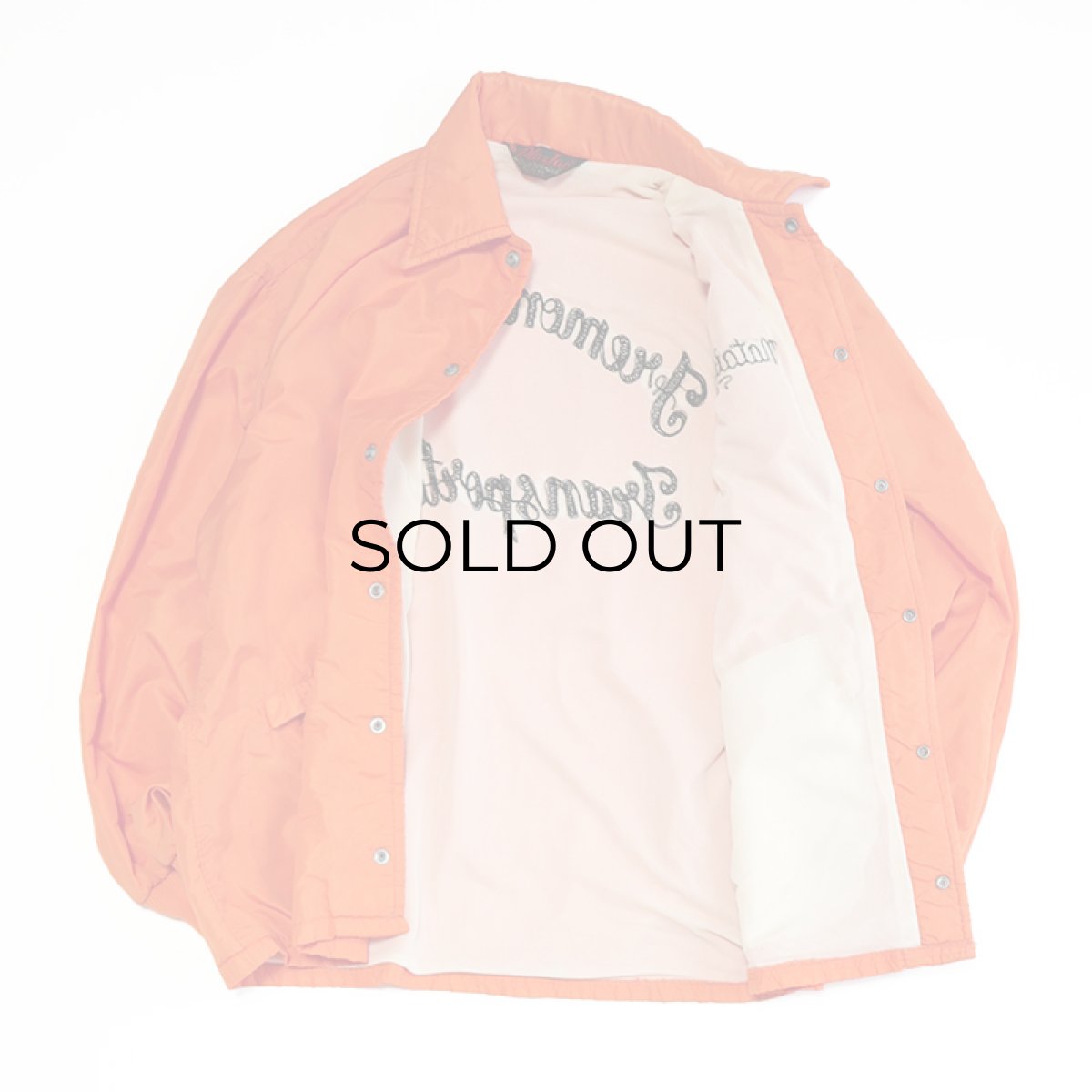 画像2: 70's Pla-Jac by Dunbrooke NYLON EMBROIDERED FLANNEL LINING SNAP COACH JACKET "Fremont Unified" (2)