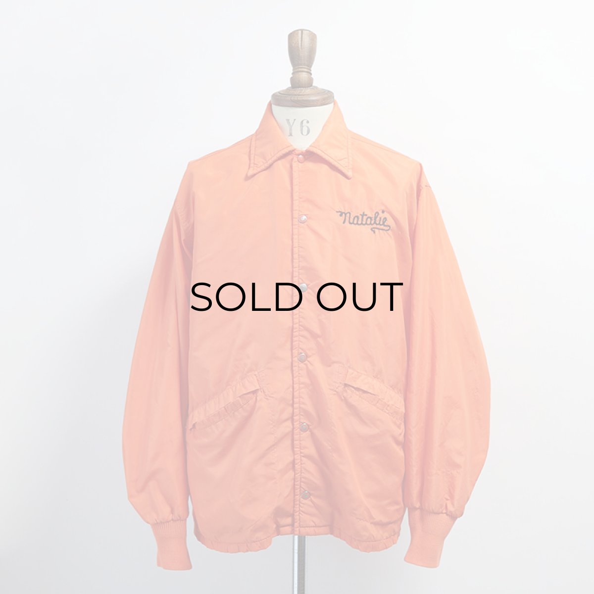 画像12: 70's Pla-Jac by Dunbrooke NYLON EMBROIDERED FLANNEL LINING SNAP COACH JACKET "Fremont Unified" (12)