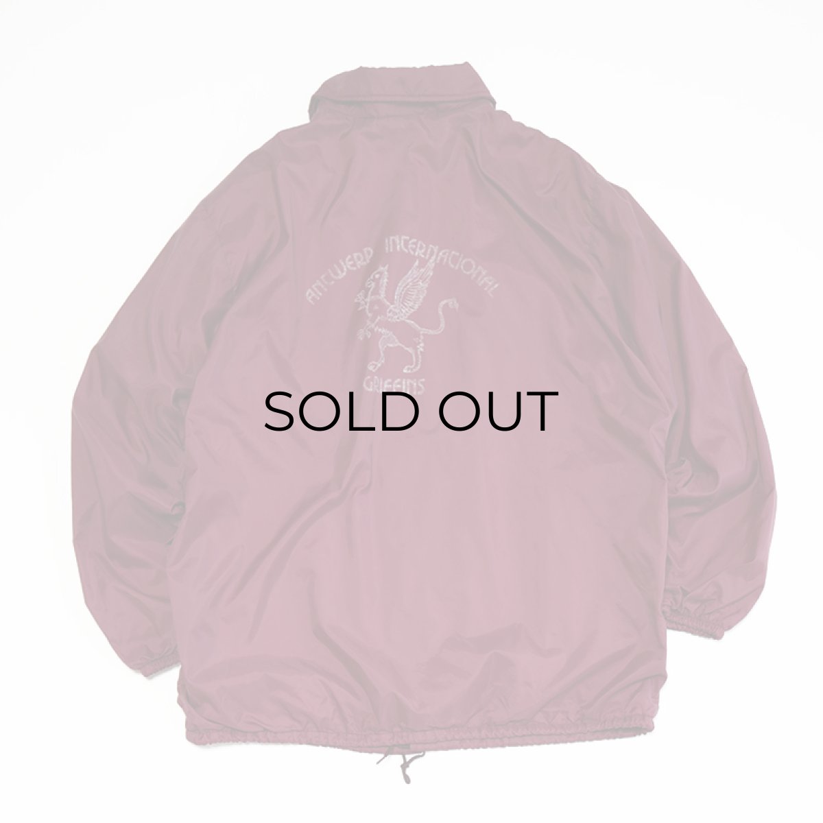 画像3: 70's ARISTO JAC by Hilton NYLON BACK PRINT FLANNEL LINING SNAP COACH JACKET "ANTWERP INTERNATIONAL" (3)