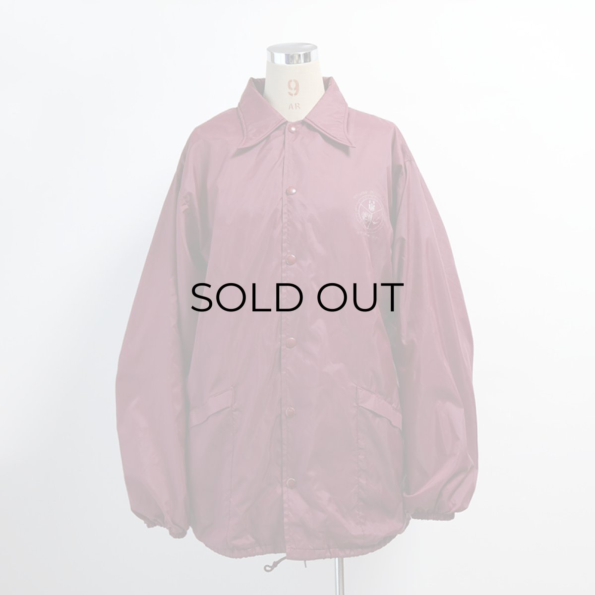 画像15: 70's ARISTO JAC by Hilton NYLON BACK PRINT FLANNEL LINING SNAP COACH JACKET "ANTWERP INTERNATIONAL" (15)