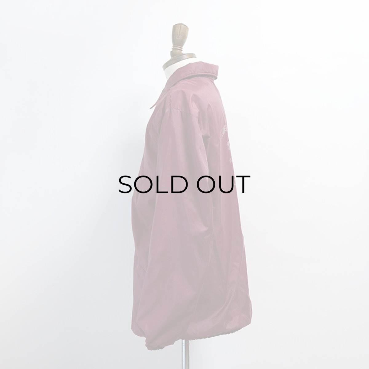 画像13: 70's ARISTO JAC by Hilton NYLON BACK PRINT FLANNEL LINING SNAP COACH JACKET "ANTWERP INTERNATIONAL" (13)