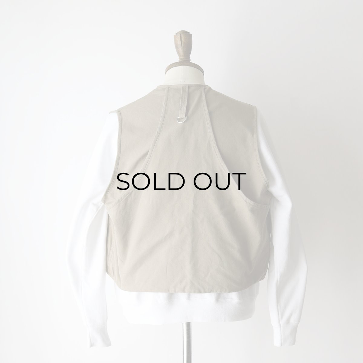 画像10: 90's BLACK SHEEP COTTON Lt. CANVAS FISHING VEST (10)