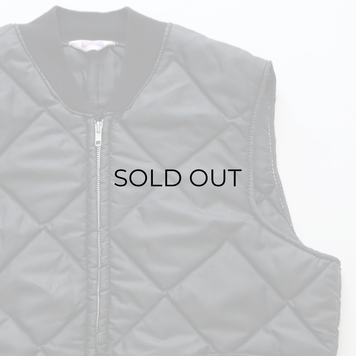 画像3: 90's BIG SMITH NYLON QUILTING ZIP VEST (3)