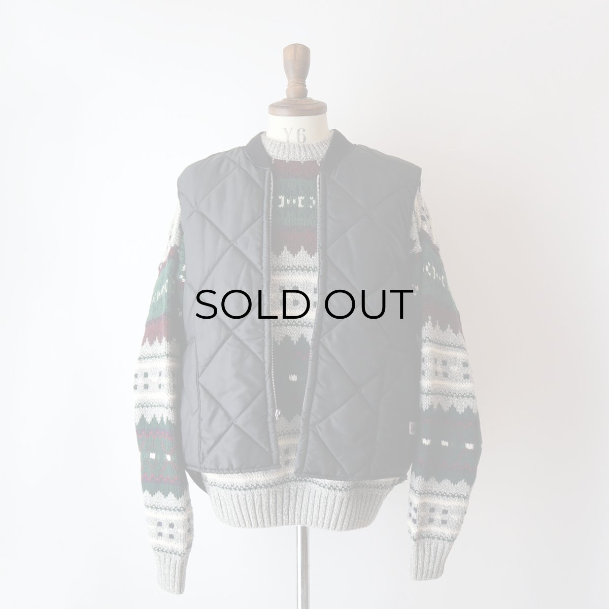 画像11: 90's BIG SMITH NYLON QUILTING ZIP VEST (11)