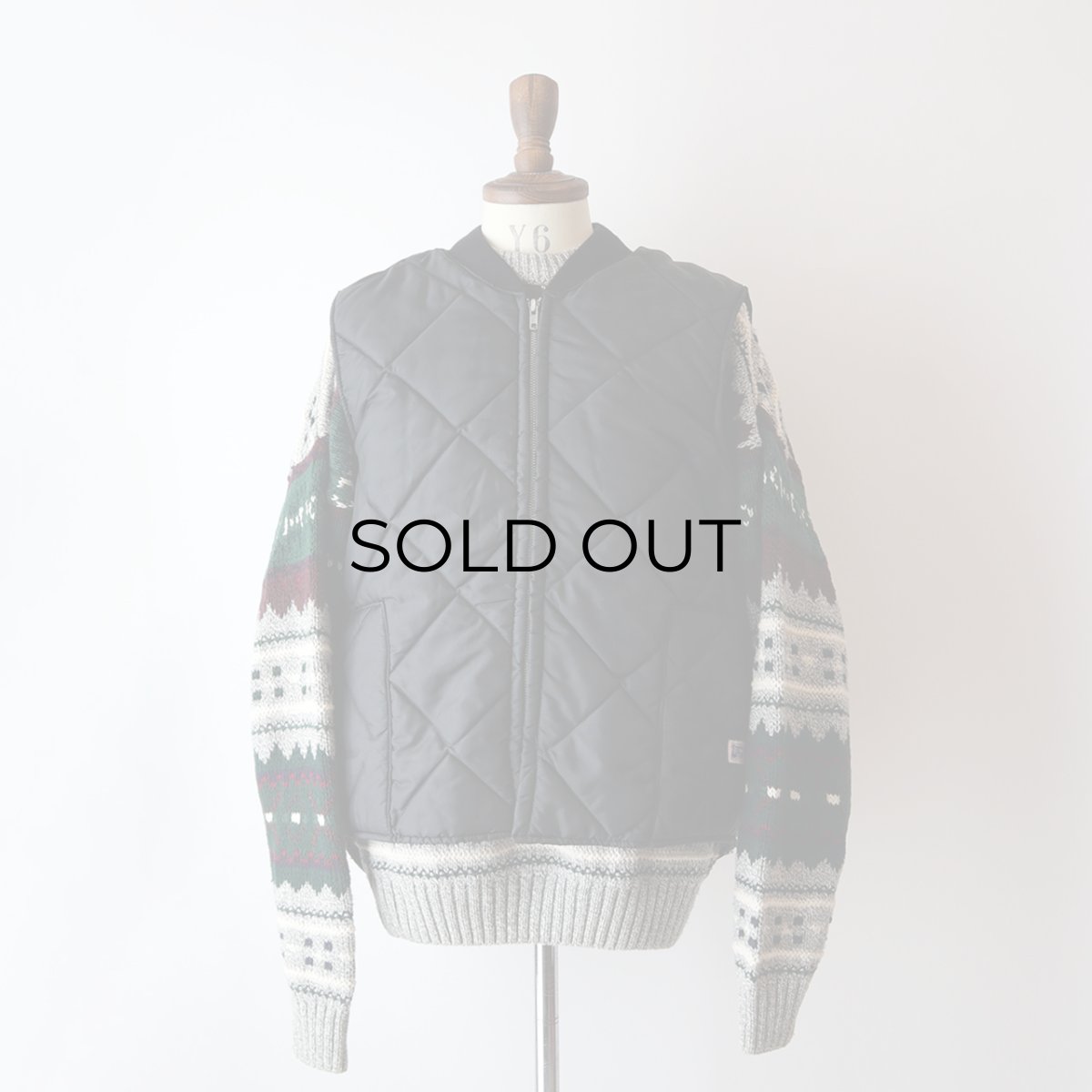 画像12: 90's BIG SMITH NYLON QUILTING ZIP VEST (12)