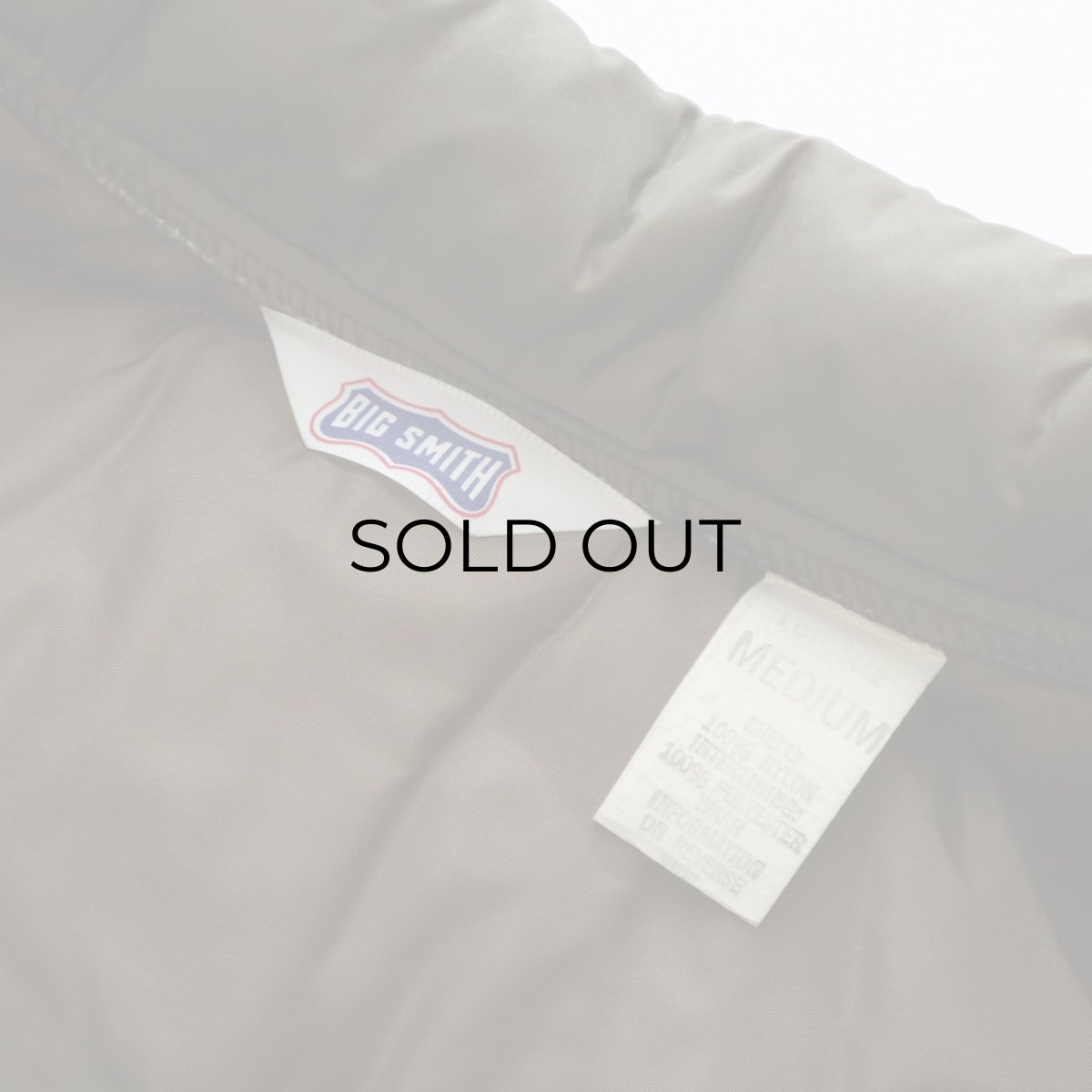 画像8: 〜90's BIG SMITH NYLON PADDED ZIP VEST (8)