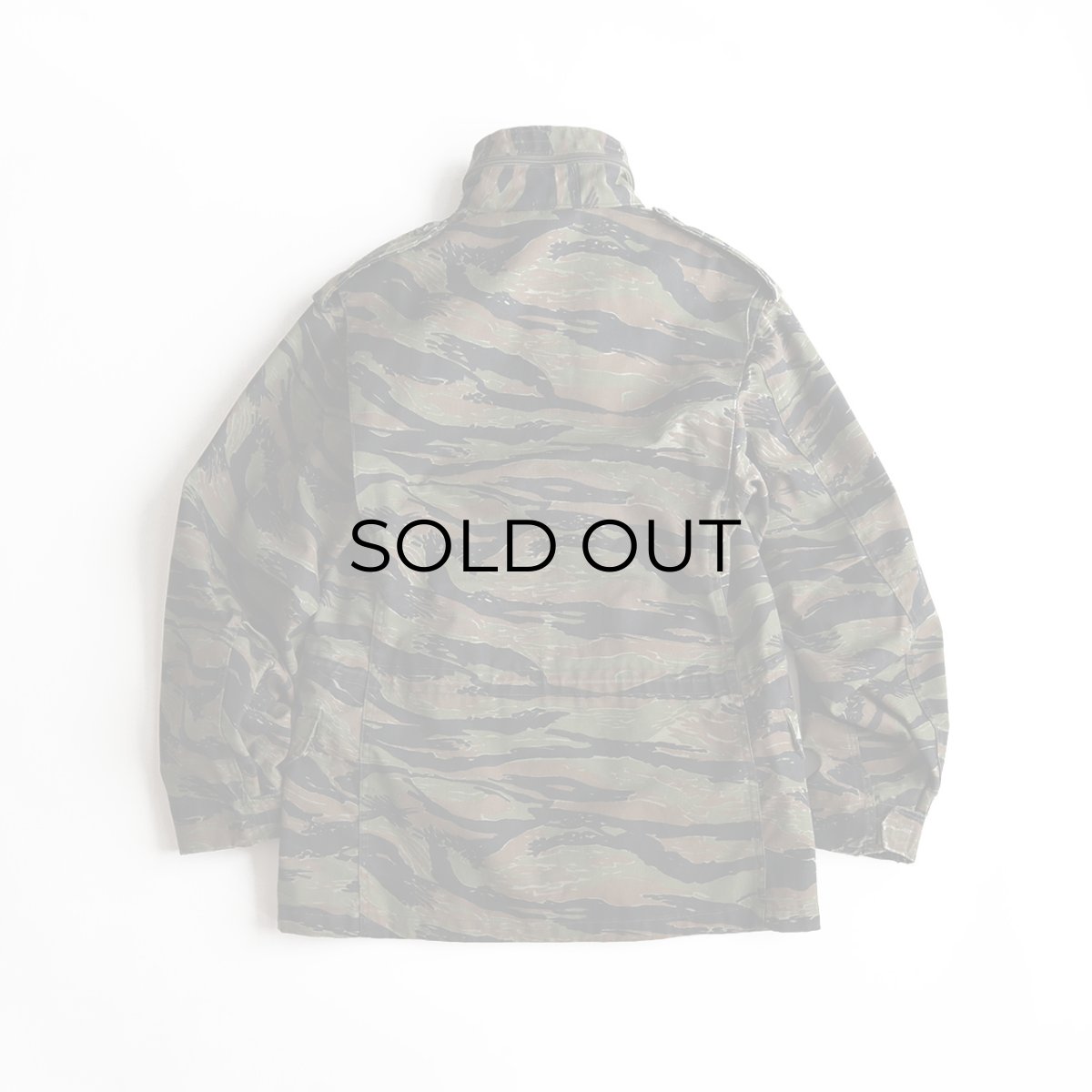 画像3: 〜00's ALPHA M-65 style TIGER STRIPE CAMOUFLAGE FIELD JACKET "MADE IN USA" 【SIZE : SMALL-REGULAR】 (3)