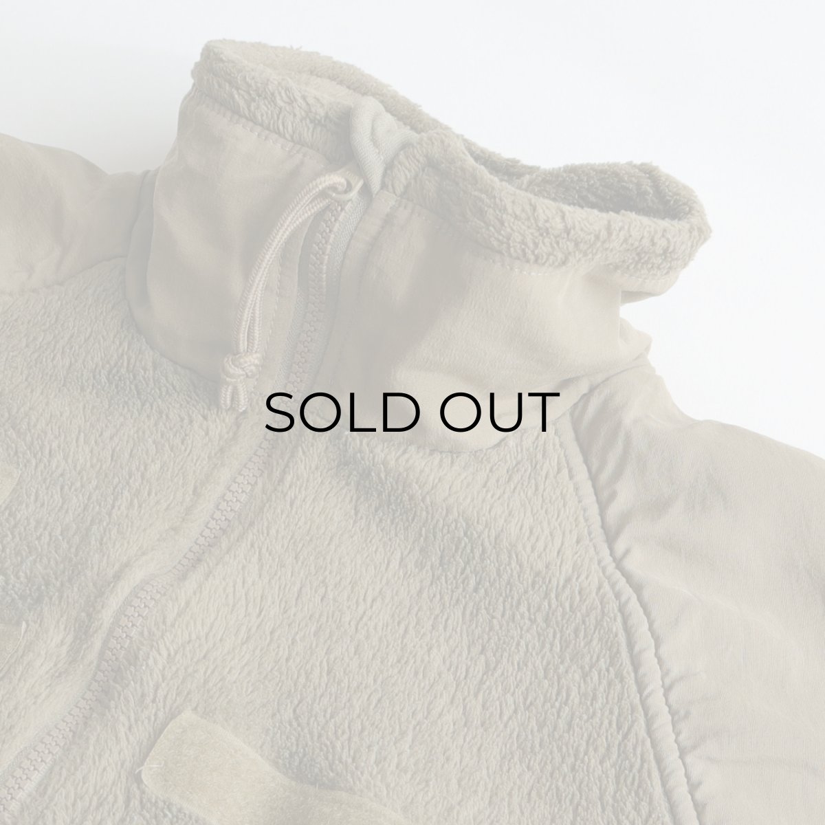 画像9: US MILITARY ECWCS GEN III COYOTE COLOR POLARTEC FLEECE ZIP LINER JACKET 【SIZE : MEDIUM-REGULAR】 (9)