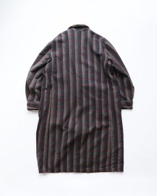 画像2: 50's PENDLETON WOOL OMBRE CHECK ROBE (2)