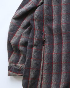 画像6: 50's PENDLETON WOOL OMBRE CHECK ROBE (6)